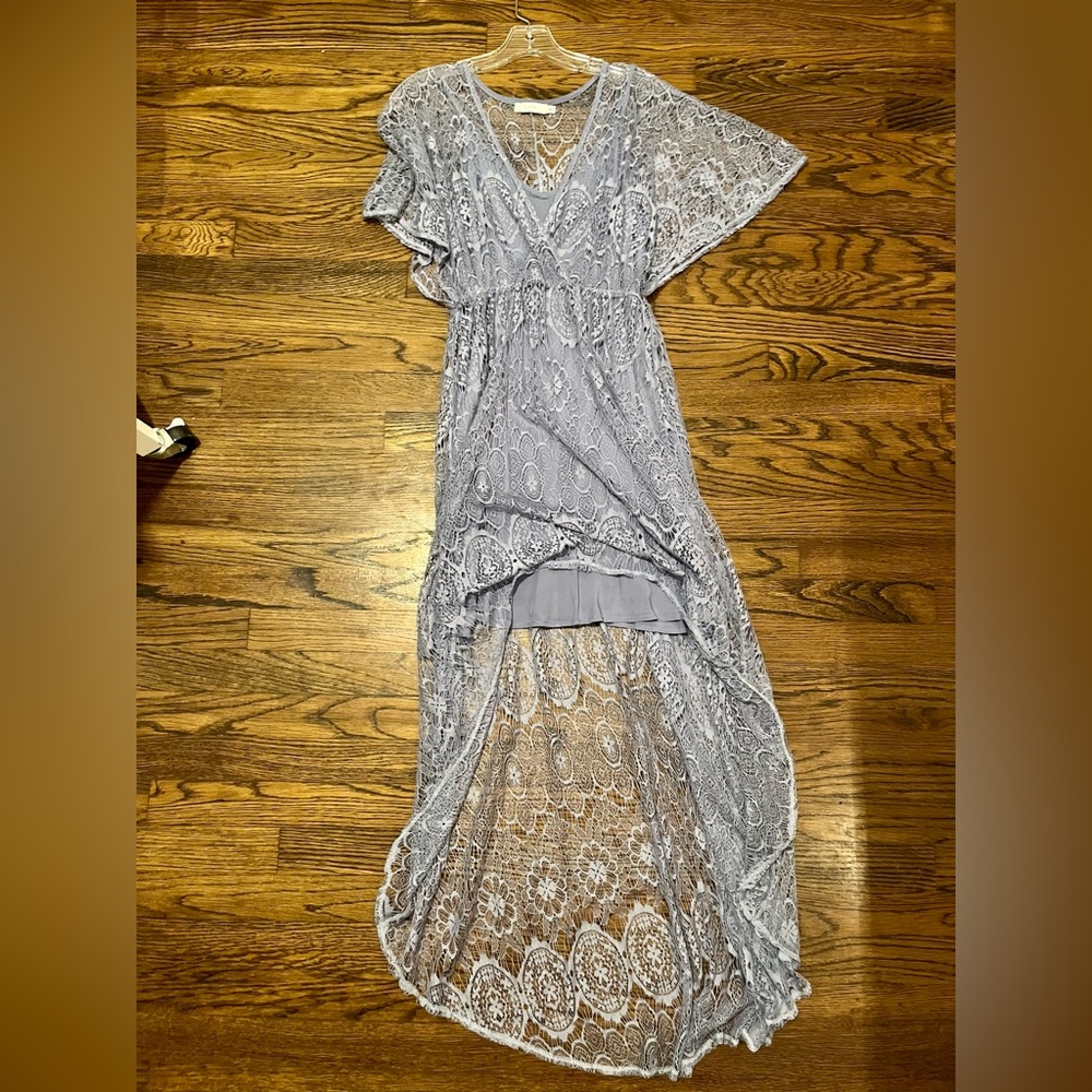 Lush, lace high-low dress